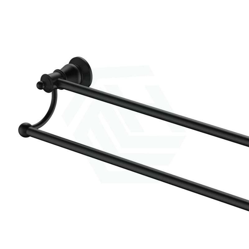 Fienza Lillian Double Towel Rail Matte Black