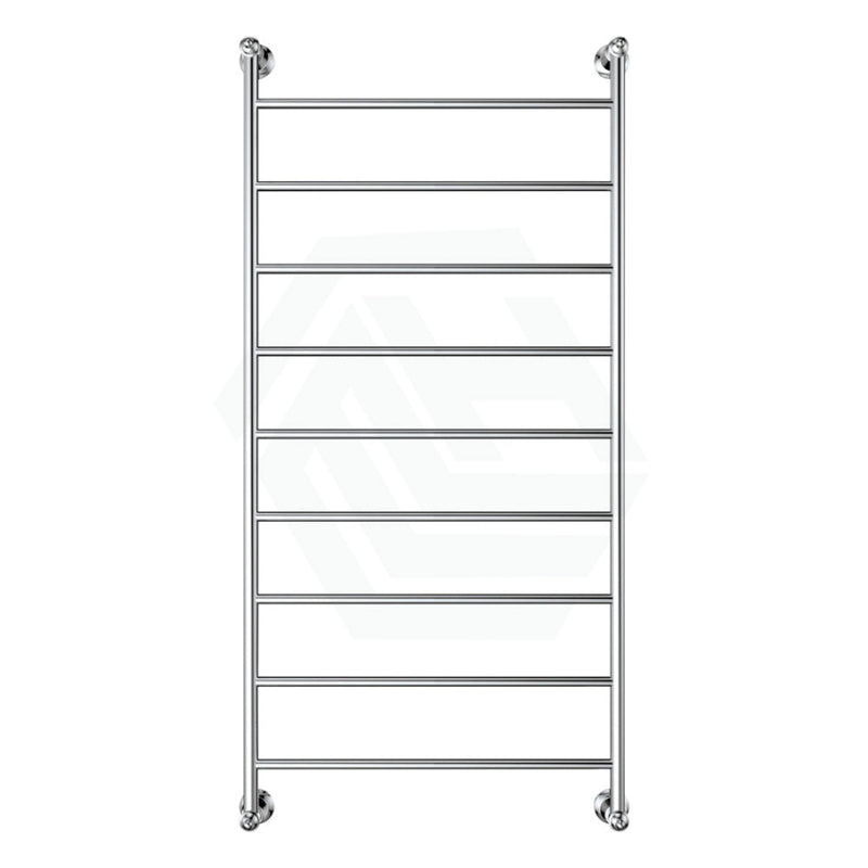 Fienza Lillian Heated Towel Rail 600Mm 4/6/9 Bars Chrome Rails