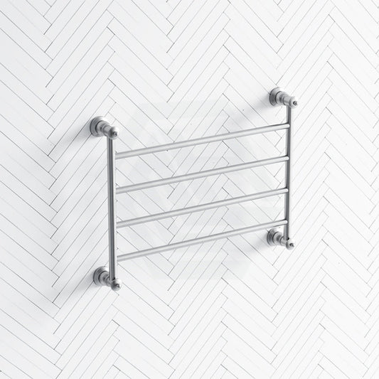 Fienza Lillian Heated Towel Rail 600Mm 4/6/9 Bars Chrome Rails