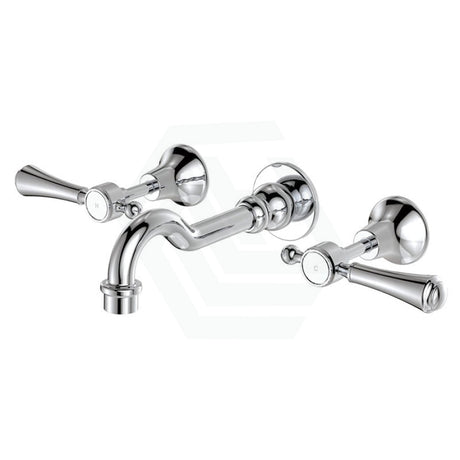 Fienza Lillian Lever Basin/Bath Wall Set Chrome Bath/Basin Tap Sets