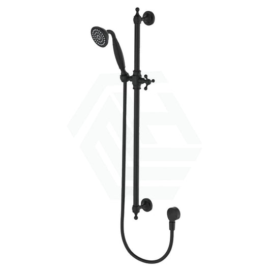 Fienza Lillian Rail Shower Matte Black With Handheld