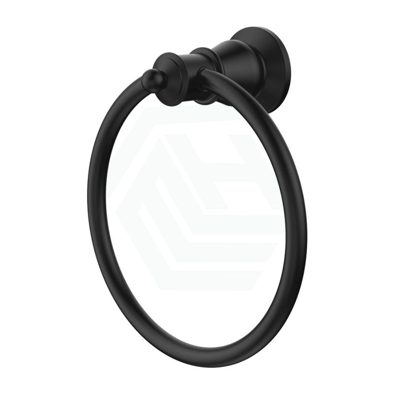 Fienza Lillian Towel Ring, Matte Black