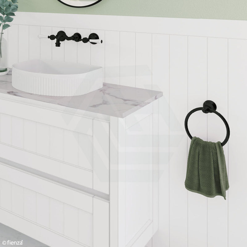 Fienza Lillian Towel Ring Matte Black