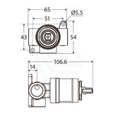 Fienza Quik-Switch Universal Wall Mixer Body Only