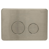 N#1(Nickel) Fienza R&T Round Toilet Button Flush Plate Brushed Nickel Toilets Push Buttons