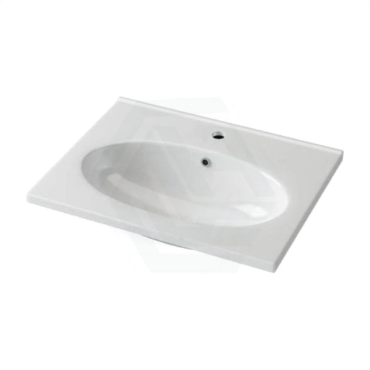 Fienza Rotondo 600Mm Ceramic Basin-Top 1 Or 3 Tap Holes Available Vanity Tops