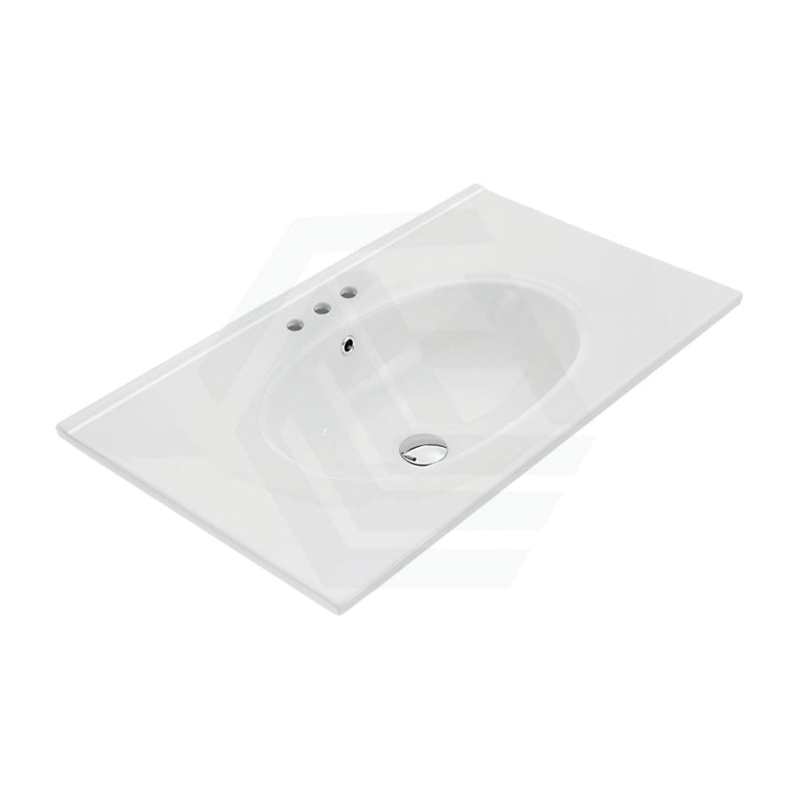 Fienza Rotondo 750Mm Ceramic Basin-Top 1 Or 3 Tap Holes Available Vanity Tops