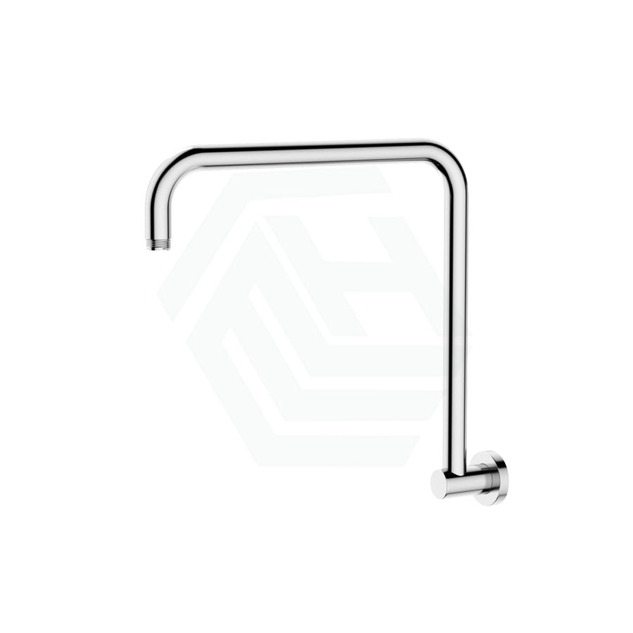 Fienza Round Chrome Fixed Gooseneck Shower Arm Arms