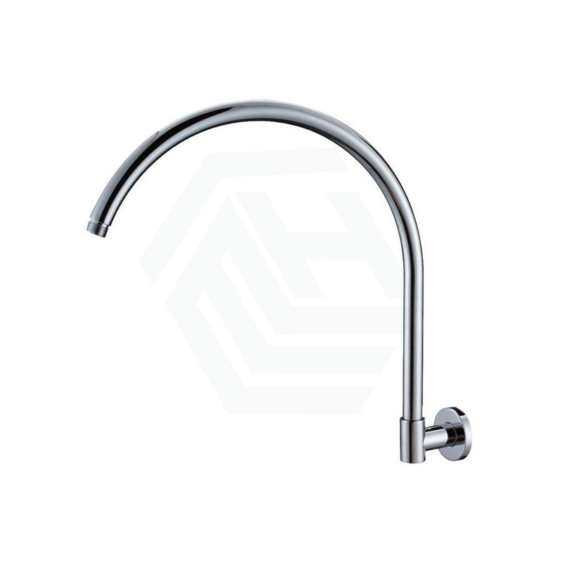 Fienza Round Chrome Swivel Gooseneck Shower Arm Arms