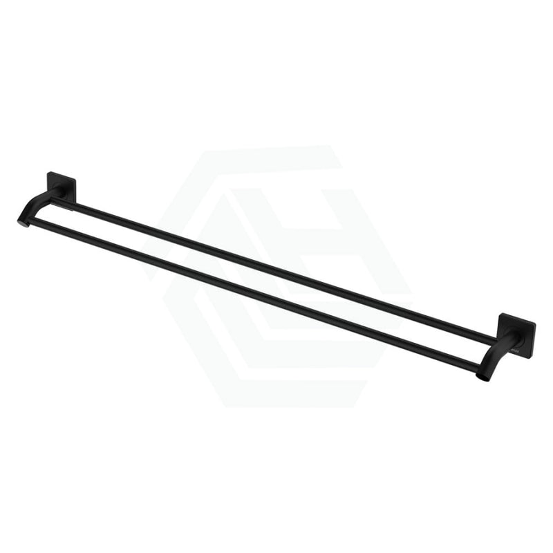 Fienza Sansa 900mm Double Towel Rail, Matte Black