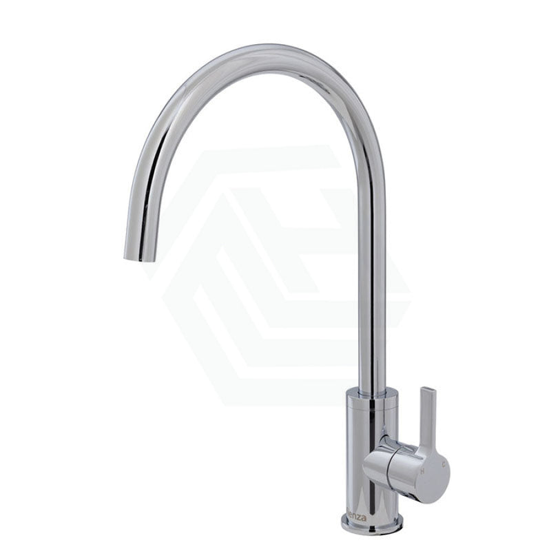 Fienza Sansa Chrome Sink Mixer 360 Swivel Solid Brass