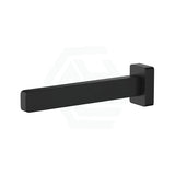 Fienza Sansa Matt Black Solid Brass Wall Spout For Bathroom Spouts