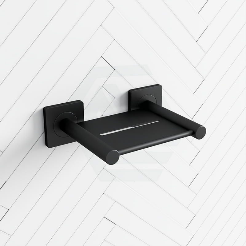 Fienza Sansa Soap Shelf Matte Black Holders