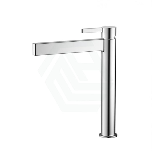 Fienza Sansa Tall Basin Mixer Chrome Solid Brass Mixers