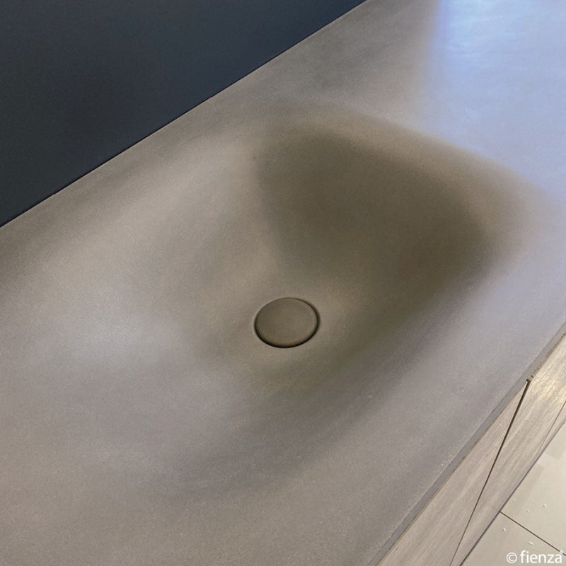 Fienza Satori 750Mm Concrete Basin-Top No Tap Hole Vanity Stone Tops