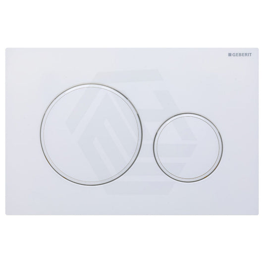 Fienza Sigma42 Round Matt White Flush Button For Geberit Sigma Cistern Toilets Push Buttons