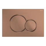 Fienza Sigma41 Round Brushed Copper Flush Button For Geberit Sigma Cistern Toilets Push Buttons