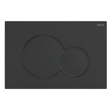 Fienza Sigma41 Round Matt Black Flush Button For Geberit Sigma Cistern Toilets Push Buttons