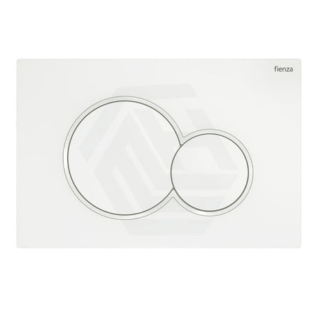 Fienza Sigma41 Round Matt White Flush Button For Geberit Sigma Cistern Toilets Push Buttons