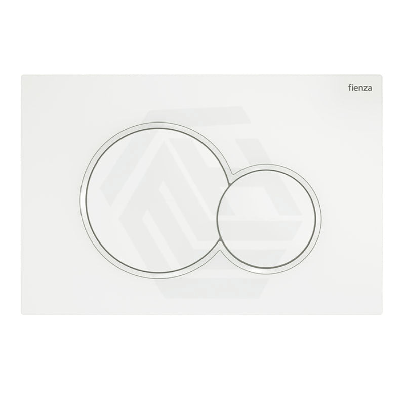 Fienza Sigma41 Round Matt White Flush Button For Geberit Sigma Cistern Toilets Push Buttons