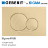 Fienza Sigma41 Round Urban Brass Flush Button For Geberit Sigma Cistern Toilets Push Buttons