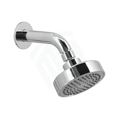 Fienza Stella 100Mm Round Chrome Shower Head With Fixed Arm Heads