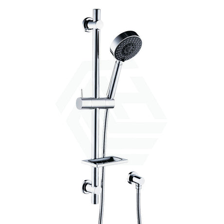 Fienza Stella Chrome Multifunction Rail Shower With Soap Dish Handheld