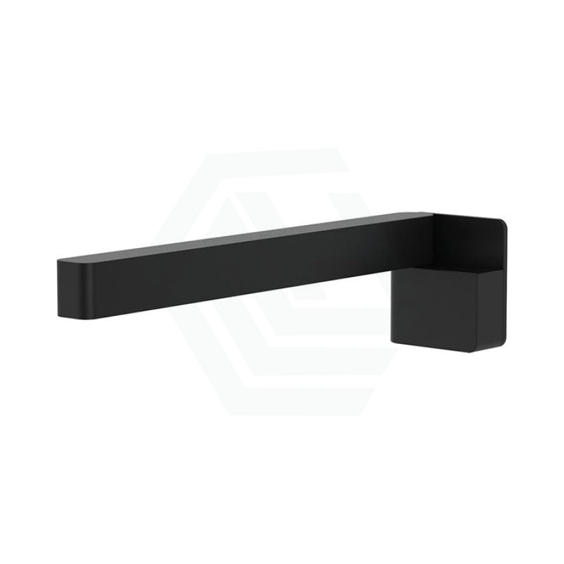 Fienza Tono Matt Black Swivel Bath Outlet Wall Spouts