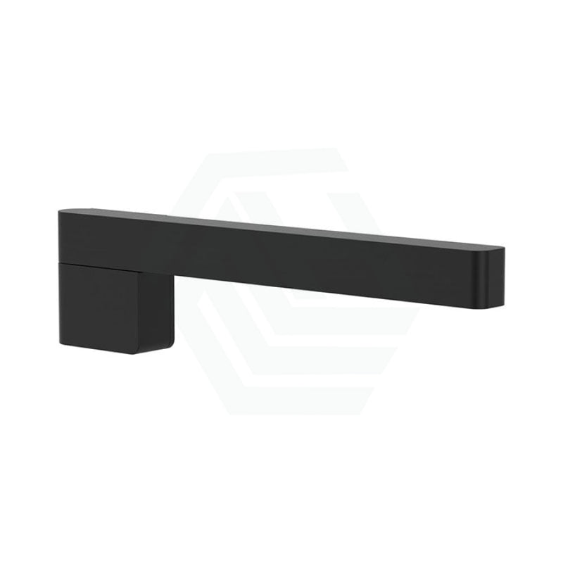 Fienza Tono Matt Black Swivel Bath Outlet Wall Spouts