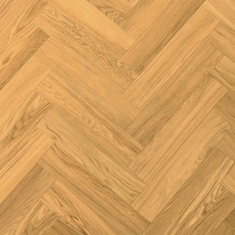 Aquawoodplus™ Waterproof Core Laminate Flooring Natural Oak Herringbone 12Mm