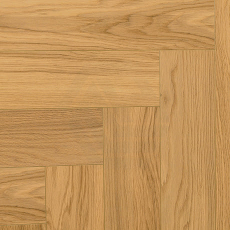 Aquawoodplus™ Waterproof Core Laminate Flooring Natural Oak Herringbone 12Mm