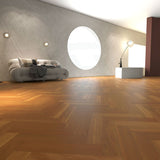 Aquawoodplus™ Waterproof Core Laminate Flooring Brushbox Herringbone 12Mm