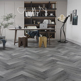 Aquawoodplus™ Waterproof Core Laminate Flooring Blue Mountain Herringbone 12Mm