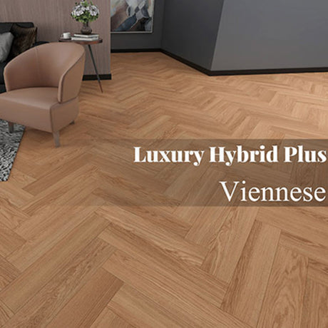 Luxuryhybridplus™ Waterproof Core Laminate Flooring Viennese Herringbone 10Mm With Underlay