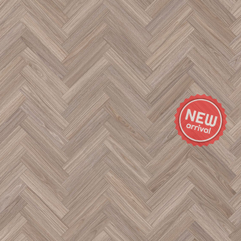 Luxuryhybridplus™ Waterproof Core Laminate Flooring Caramello Herringbone 10Mm With Underlay