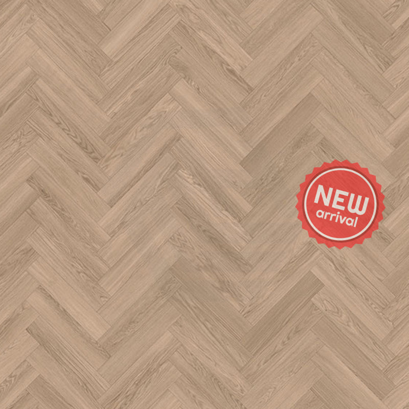 Luxuryhybridplus™ Waterproof Core Laminate Flooring Crema Herringbone 10Mm With Underlay