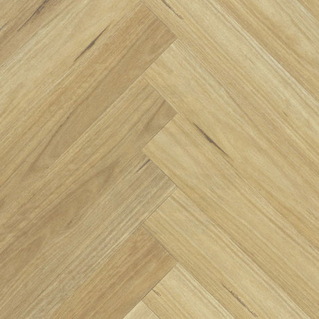 Spc Hybrid Flooring 8Mm Herringbone Blackbutt With Underlay