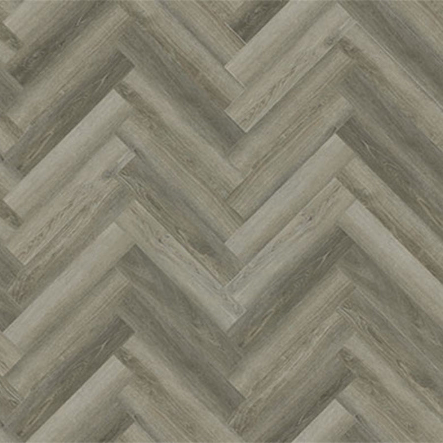 Spc Hybrid Flooring 8Mm Herringbone Edenwood With Underlay