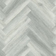 Spc Hybrid Flooring 8Mm Herringbone Lunar Glow With Underlay