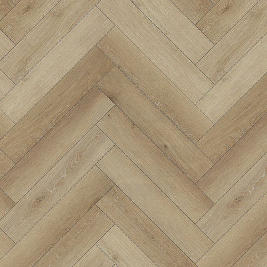 Spc Hybrid Flooring 8Mm Herringbone Ocean Breeze With Underlay