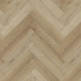 Spc Hybrid Flooring 8Mm Herringbone Ocean Breeze With Underlay