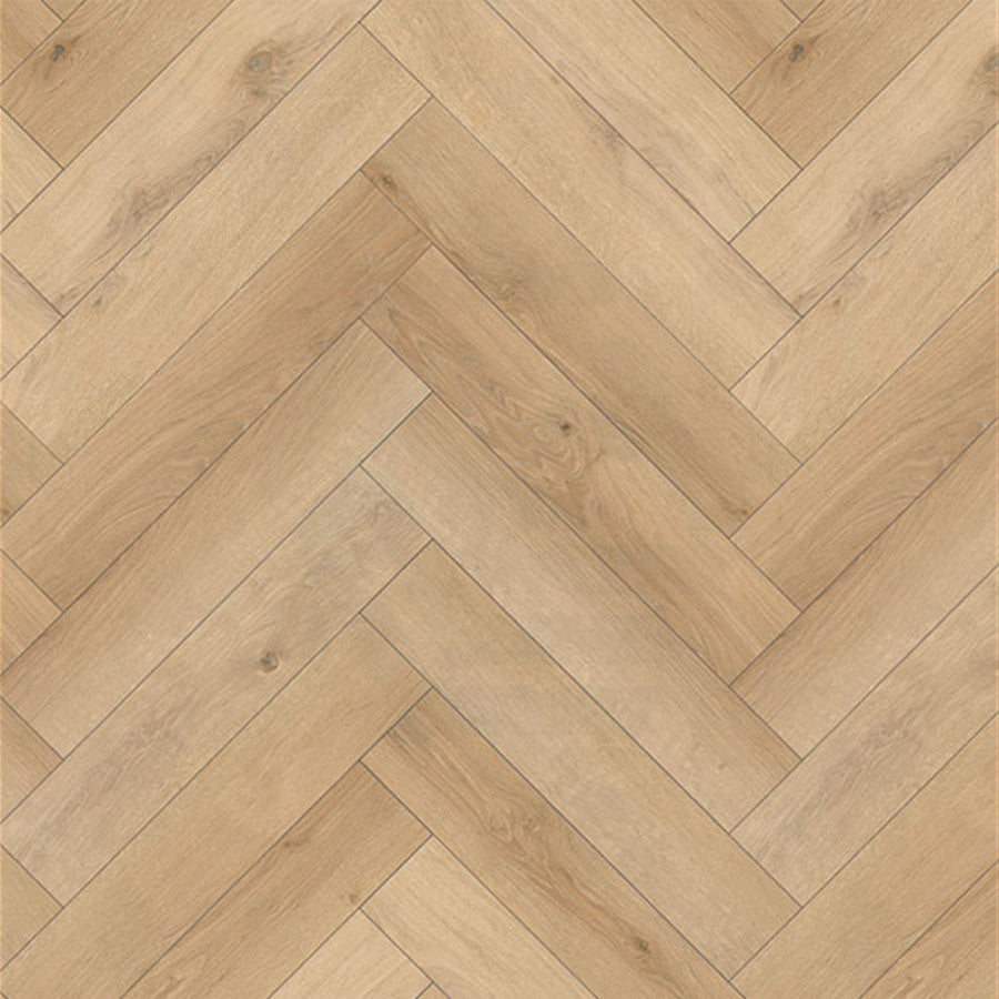 Spc Hybrid Flooring 8Mm Herringbone Silk Road With Underlay