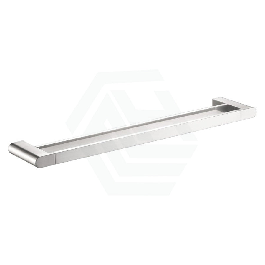 Flores 800Mm Double Towel Rail Chrome Rails