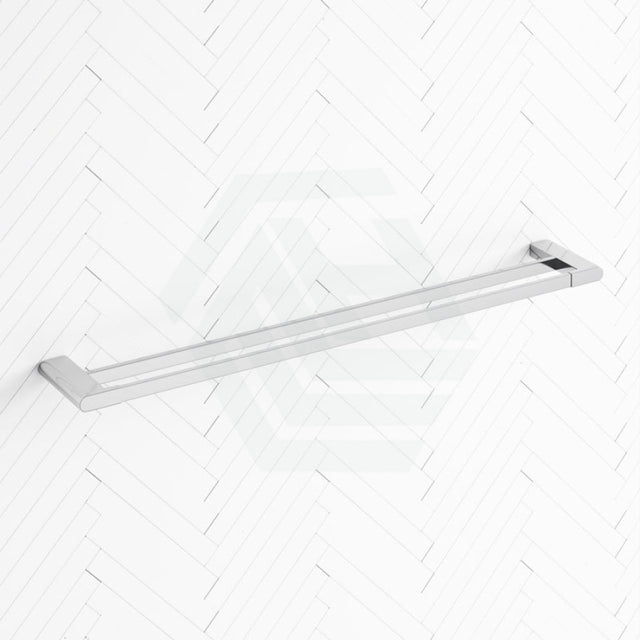 Flores 800Mm Double Towel Rail Chrome Rails