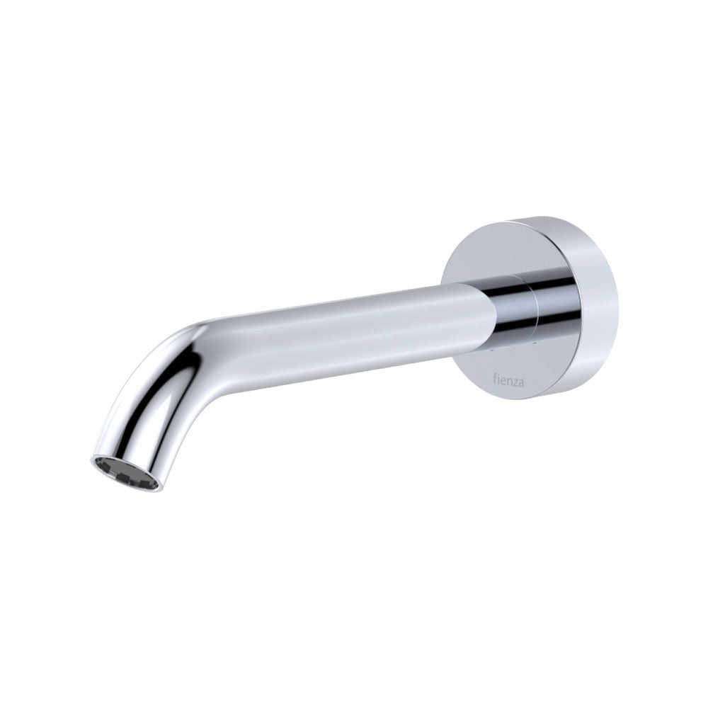 180mm Fienza Kaya Solid Brass Round Wall Spout for bathroom 7 Colours Available