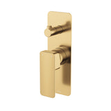 G#2(Gold) Fienza Tono Wall Diverter Mixer Rectangular Plate Urban Brass