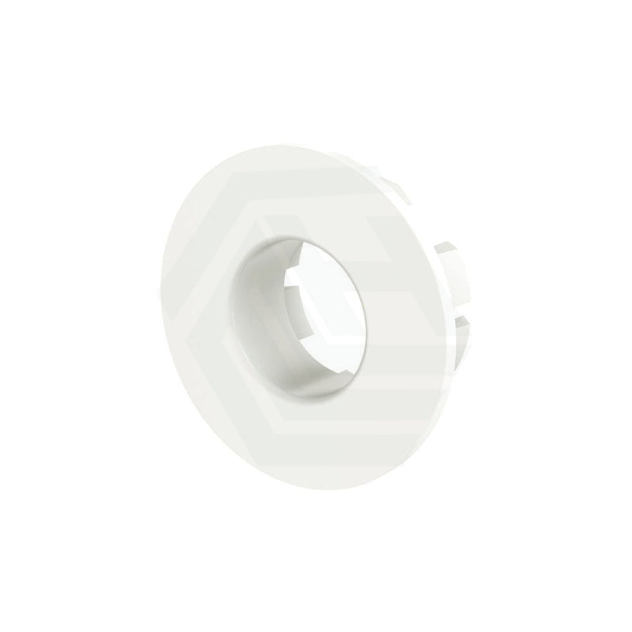 Fienza Round Overflow Ring Matt White Basin Accessories