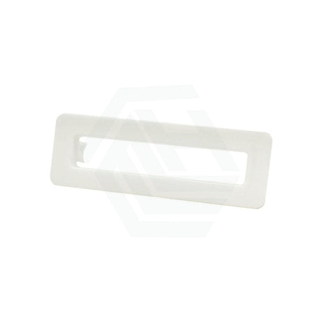 Fienza Rectangular Overflow Plastic Ring White Basin Accessories