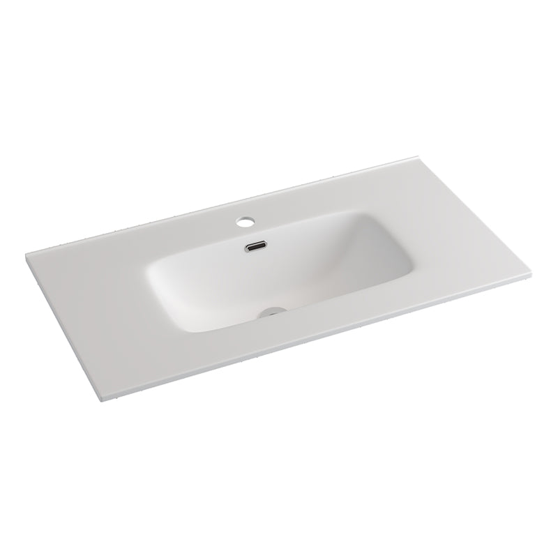 Fienza Joli 900mm Ceramic Full Depth Basin-Top Gloss White 1 or 3 Tap Holes Available