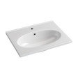 Fienza Rotondo 600Mm Ceramic Basin-Top 1 Or 3 Tap Holes Available Vanity Tops